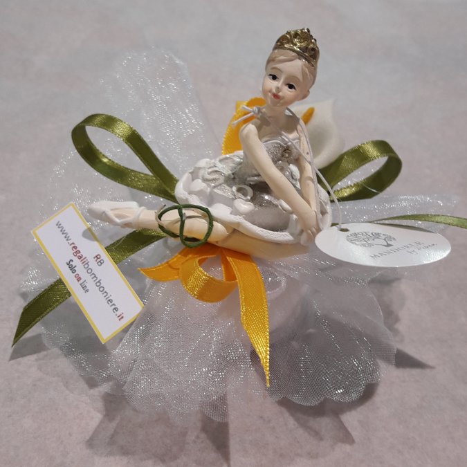 Bomboniere Comunione Sassari - Ballerina classica confezionata