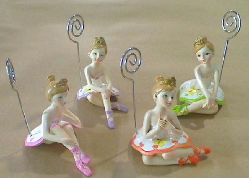 Bomboniere Comunione Pistoia - Ballerina memoclip