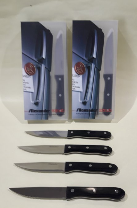 Regalo utile per la casa - Set 4 coltelli da bistecca