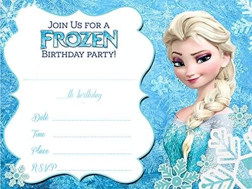 Invito Compleanno - Frozen. - INVITI ON LINE COMPLEANNO