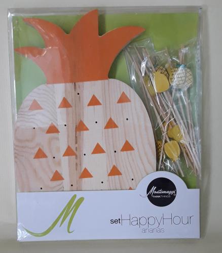 Regali originali Palermo - Set Happy Hour Stuzzicadenti Ananas