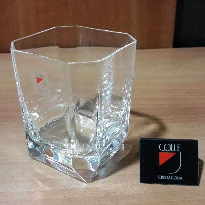 Bicchiere serie Cubo di Colle Cristalleria