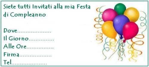 Invito 18° Compleanno - Palloncini colorati