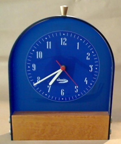 Orologio da parete Biesse in colore blu'